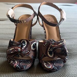 Naturalizer Brown Patterned Women's Heels